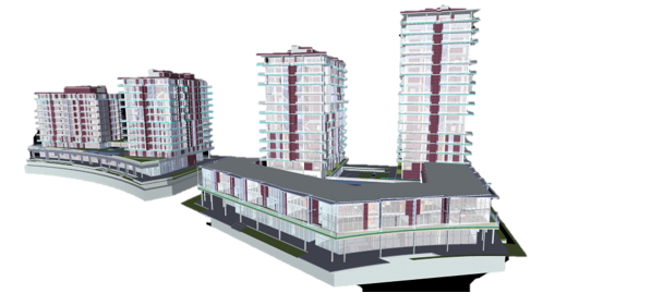 BIM model rendering