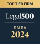 Legal500 Top Tier Firm EMEA 2024
